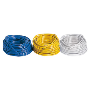 Tripolar power cable yellow 50m roll