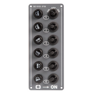 Electric control panel 6 switches