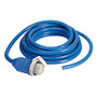 Pre-mounted cap + cable blue 10 m 50 A