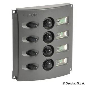 Schalttafel m. automatischen Sicherungen u. 2-LED