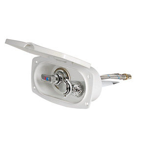 New Edge shower box white PVC hose 4 m Rear shower outlet