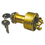 Watertight ignition key 5 positions brass