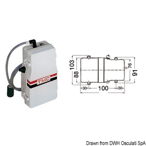 Pompe électrique aératrice TMC pour cuves du poisson