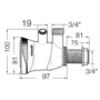 Attwood pump for tank ventilation 29 l/min 12V 3 A