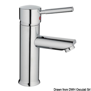 Diana mixer with ceramic cartridge for toilet sinks
