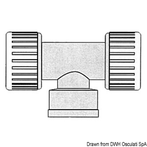 Hydrofix system brass T-joint 1/2