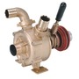 Bronze self-priming impeller pump with mechanically-activated clutch title=