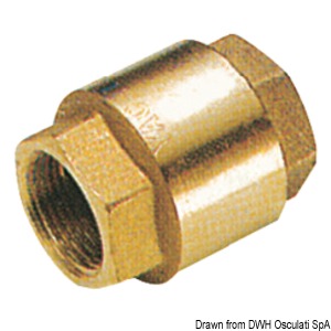 Brass check valve 3/4