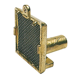 Vertical suction strainer marine brass
