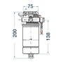 12-micron paper filter for diesel fuel