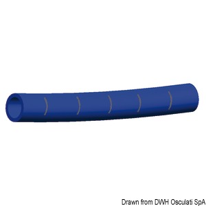 Manguera para ballenas 15 mm azul (rollo de 50 m)