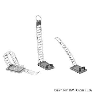 Adjustable cable clamps