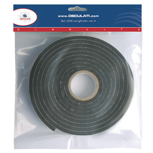 Self-adhesive tape for seals of portlights, hatches, windows, etc