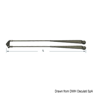 DOGA Bras d\'essuie glace en inox