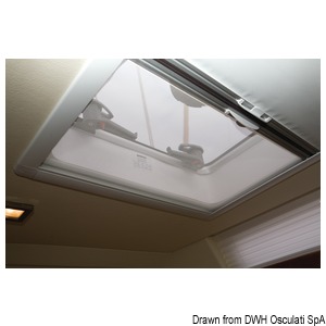 Ελαστικό υποπλαίσιο φινιρίσματος DOMETIC PVC Liner για SkyScreen - ισχύει για το Surface SkyScreen και το Recessed SkyScreen