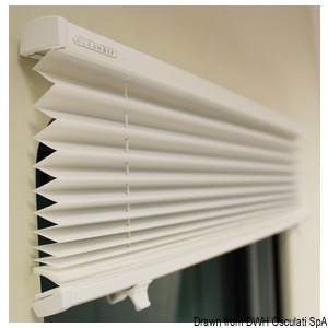 OCEANAIR Skysol Motion pleated blind 350 x 400 mm