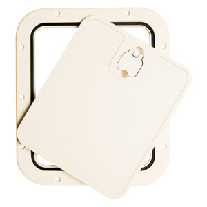 Cream inspection hatch removable lid 305 x 355mm