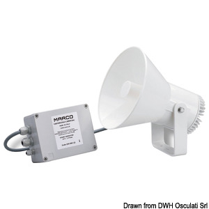 MARCO electronic horn, easy mounting