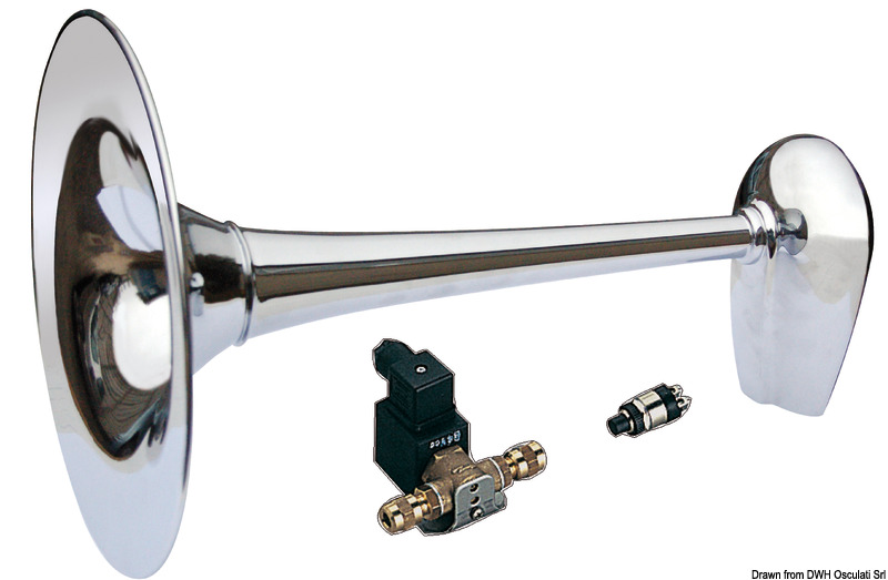 Marco - Einzelhorn Horn 39cm + Kompressor 2 Bar 12V