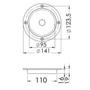 Watertight inspection hatch with quick opening