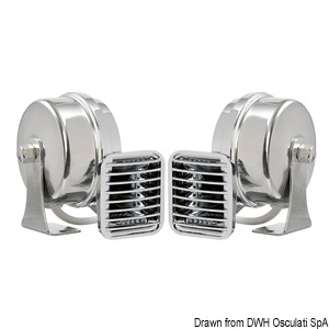 Very powerful diaphragm horn