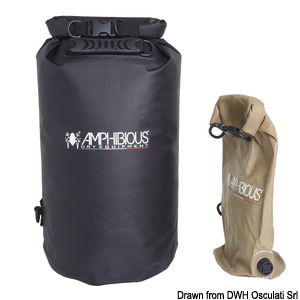 Amphibious Tube Light Evo watertight bag 40 l grey