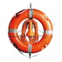 Telescopic bracket f. ring lifebuoys