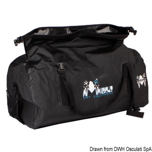 AMPHIBIOUS Cargo watertight black bag 100 l