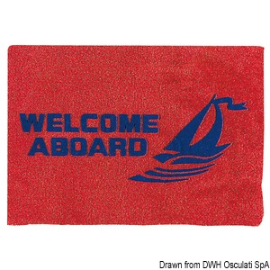 Welcome carpet red