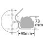 Kompasy RITCHIE Trek 2'' 1/4 (57 mm) w komplecie z oświetleniem i kompensatorami
