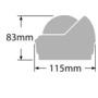 Πυξίδα RITCHIE Wheelmark 3'' (76 mm)