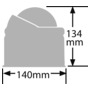 Πυξίδες RITCHIE Helmsman 3'' 3/4 (94 mm) με αντισταθμιστές και φως