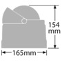 Kompasi RITCHIE Wheelmark 4'' 1/2 (114 mm)