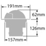 Compases RITCHIE Globemaster de 5'' (127 mm) con compensadores y luz