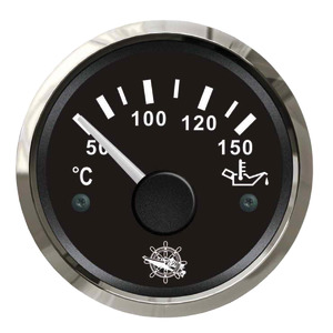 Oil temperature gauge 50/150° black/glossy