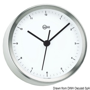 Barigo Steel quartz clock