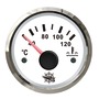 Water temperature gauge 40/120° white/glossy