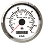 Speedometer w/GPS compass white/glossy
