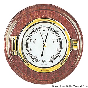 Barometer BarigoMahagoniplatte