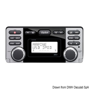 Nautički radio stereo uređaj DVD/USB CLARION CMD8
