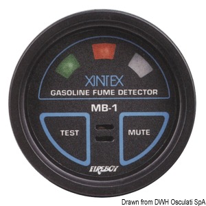 Petrol gas detector MB-1, fitted with 1 sensor