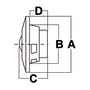 Pair of two-way amagnetic speakers