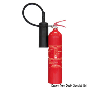 Solas CO2 extinguisher 5 kg MED