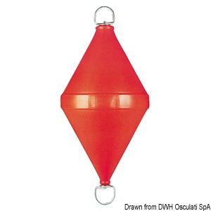 Two-cone buoy red 500 x 1030 mm