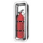 Recess fit extinguisher compartment