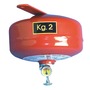 Spray powder extinguisher barrel-shaped 2 kg
