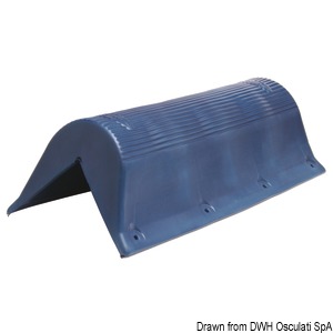 Protección de muelle 800 mm azul
