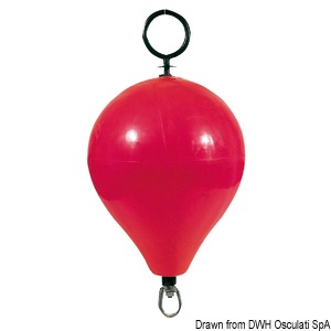 Polyform CC4 buoy red without central rod