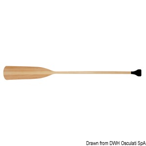 Laminated wood paddle 140 cm