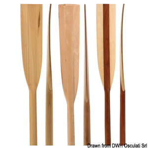 Beech wood oar 220 cm